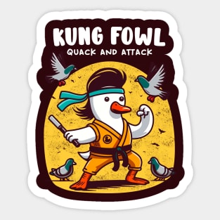 KUNG FOWL Sticker